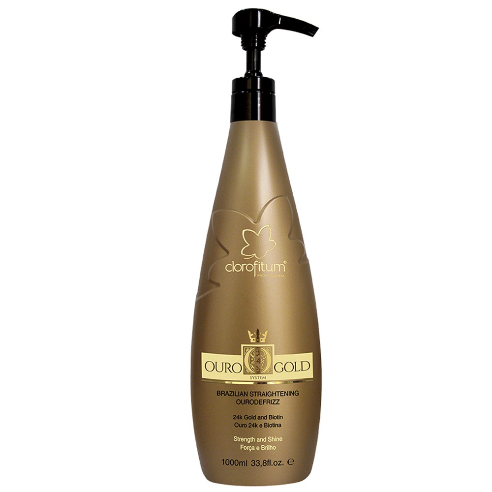 Progressiva Ourodefrizz Ouro 24k Clorofitum 1000ml