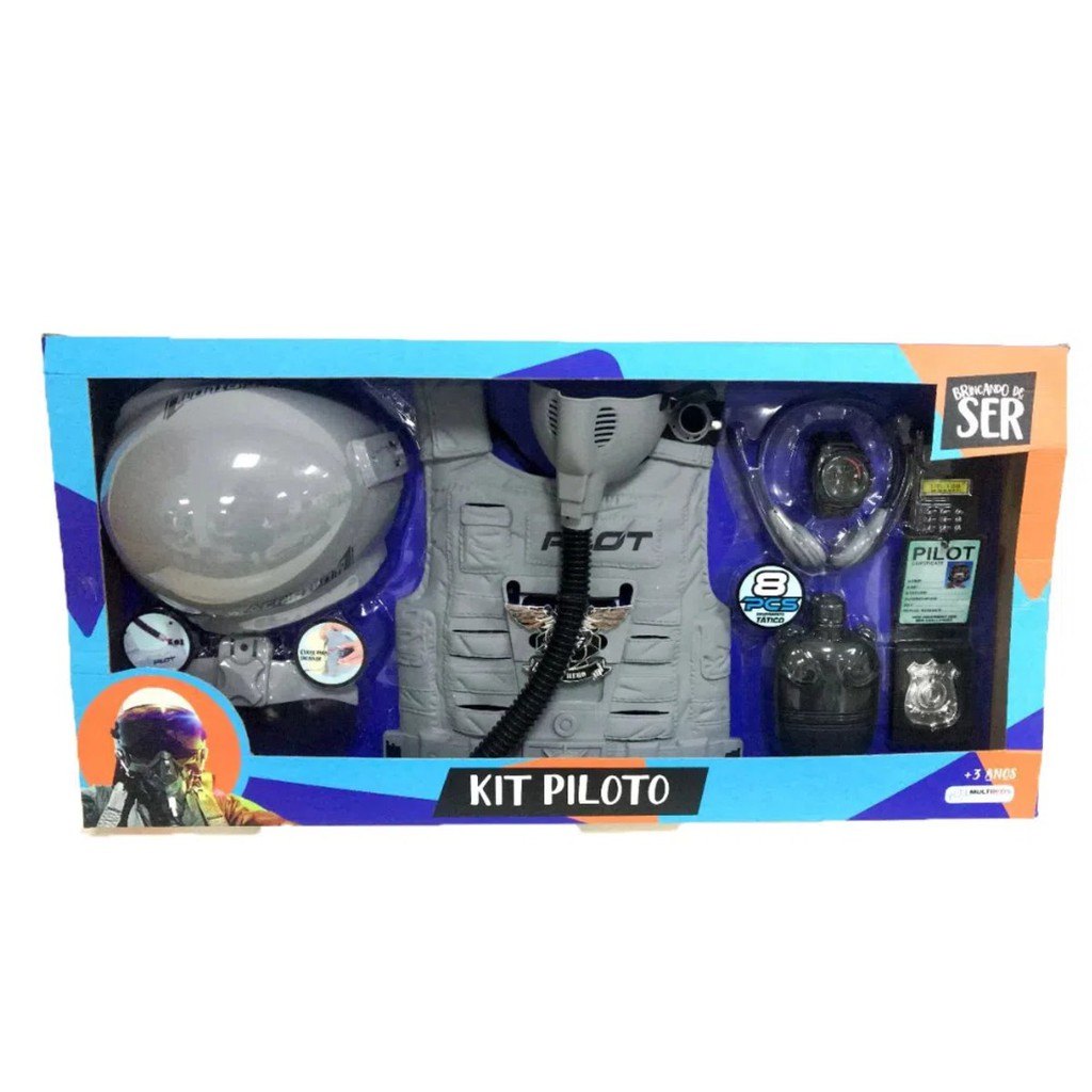 Brincando De Ser Piloto Multikids - BR1121 em Oferta na Shopee