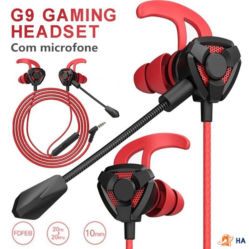 Plextone G30 Fone de Ouvido Gamer Com Microfone /para Jogo PUBG / CSGO