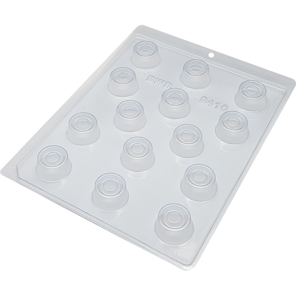 1~10 Forma Simples Bombom Geométrico Circulo 9410(A8)em Acetato BWB Para Doces de Chocolate e Confeitaria em Oferta na Shopee