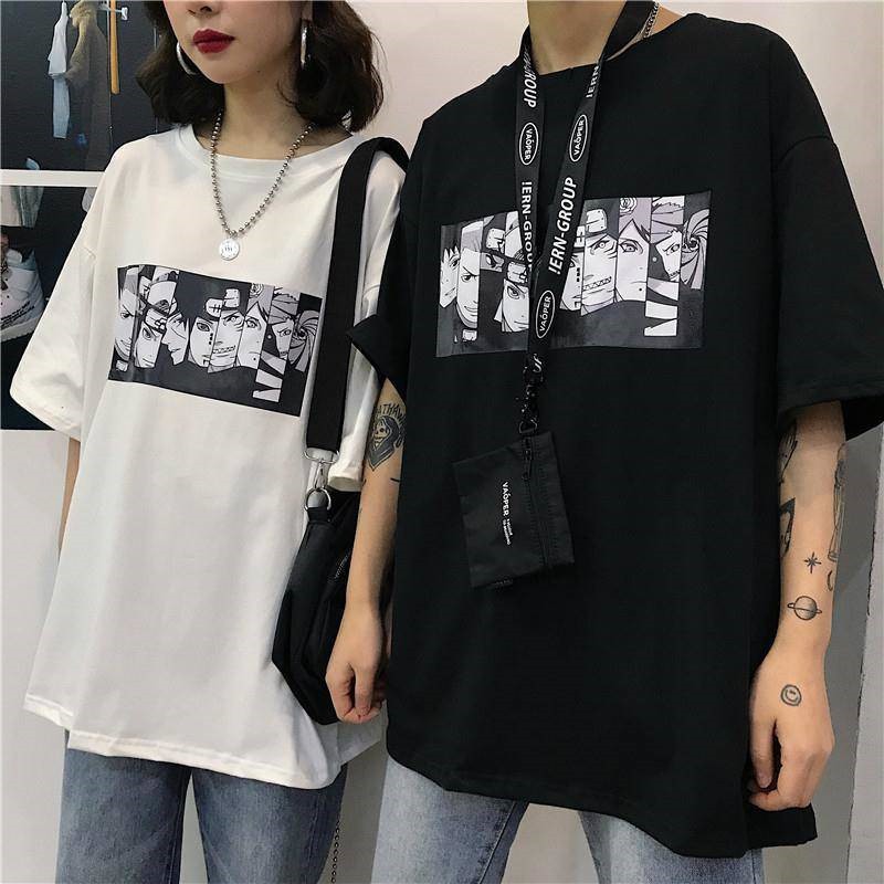 Anime Desenho Camiseta Kimetsu No Yaiba Roupas Streetwear Estampa