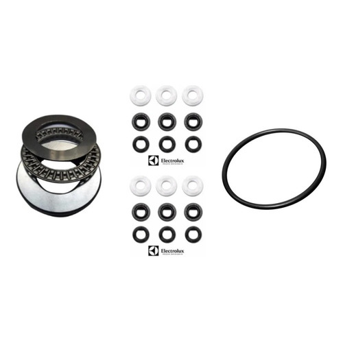 2 Kit Vedação 1 Oring Rolamento Axial Electrolux Ews10 Uws10