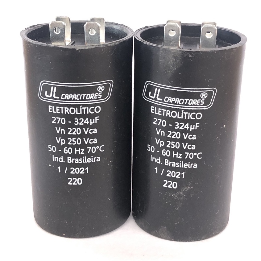Kit Capacitores Motor 10cv (2-270-324ufx220 +1-40ufx400)