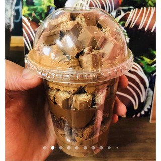 10 copo bolha 330 ml tampa bolha sem furo super transparente  (12 Oz) ( Chocobraz ) em Oferta na Shopee