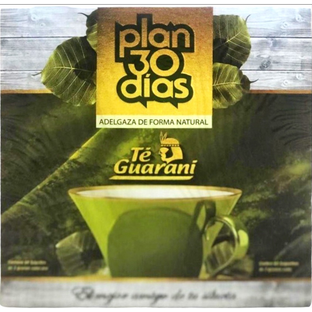 Chá Plan Original Emagrecedor 30 Dias 60 Sachês Tê Guarani | Shopee Brasil