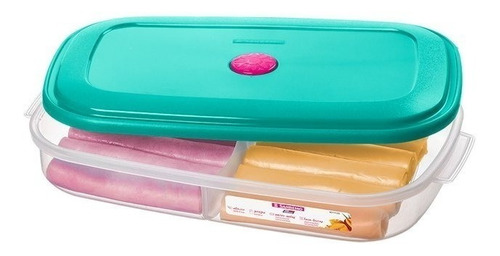Pote Porta Frios C/ 2 Div Sanremo Vac Freezer Livre Bpa