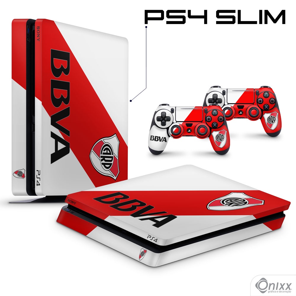 Skin PS4 SLIM Adesiva River Plate 2018