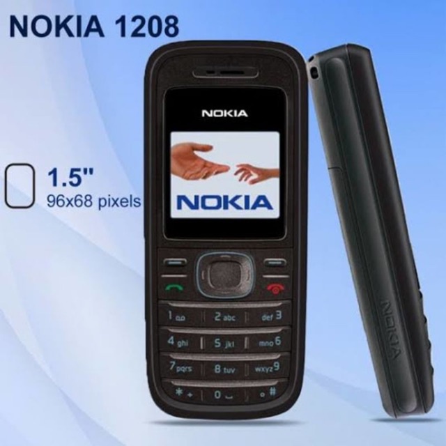 Nokia 1208/GSM Mobile phone smartphone Celular