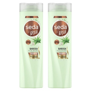 Kit 2 Shampoos Seda Babosa e Óleos by Rayza 325ml cada