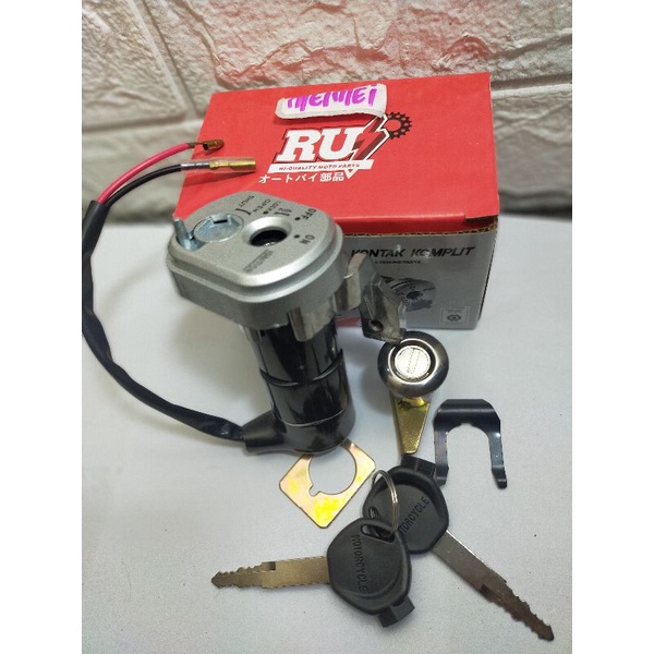 Chave De Ignição Dianteira + Assento De Carburador Supra x 125 (RUI)