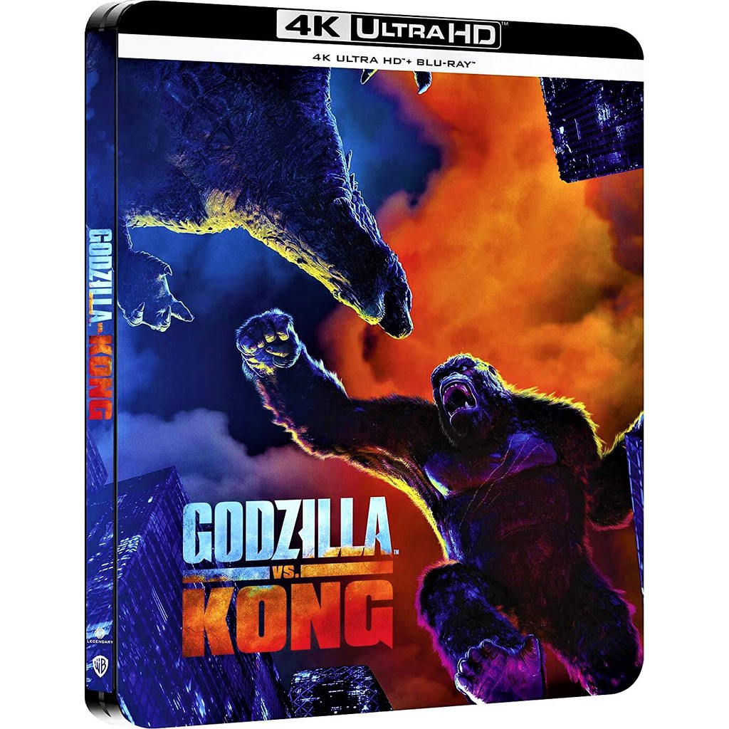 Steelbook Godzilla Vs Kong - 4K Ultra HD + Blu-ray - Lacrado | Shopee ...