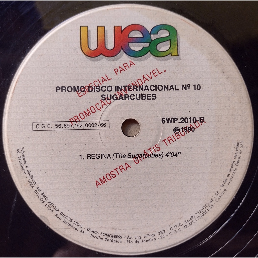 Lp Depeche Mode The Sugarcubes Personal Jesus Regina Single