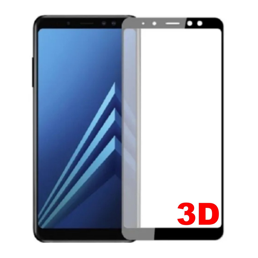 Película de Vidro 3D 5D 9D Samsung Galaxy A8 A530 Tela 5.6 Full Cover Temperado Tela Toda Inteira Bordas Pretas Proteção Tela Aparelho