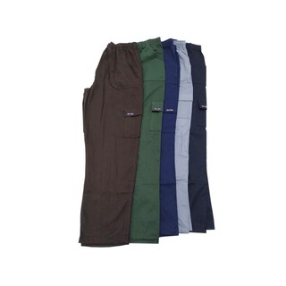 Kit Com 3 Calças Sarja Brim Plus Size Extra Grande 50 52 54 56 58 60 em Oferta na Shopee