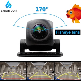 Smartour HD 170 Deg Car Inverter Backup Câmera De Visão Traseira Dinâmica Trajetória Estacionamento Linha Veículo Pista Câmara De Marcha
