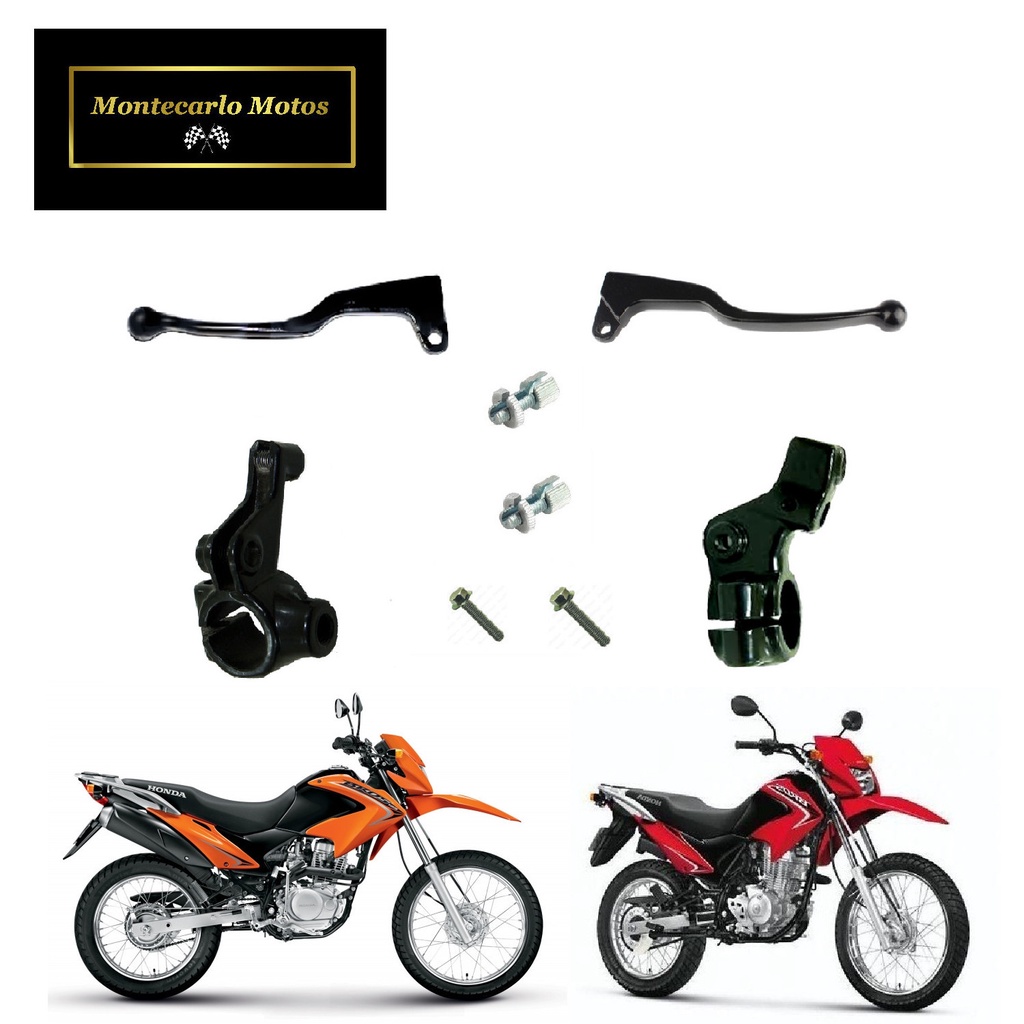 Manetes e manicotos freio E embreagem aplicação Bros 125/150 Ks e XLR 125 antiga