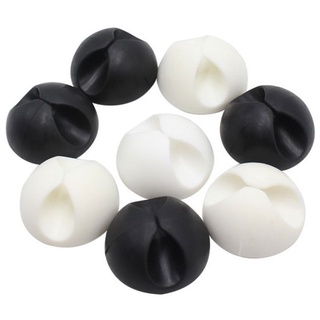 10 Organizador De Cabos e Fios De Silicone Com Adesivo
