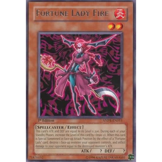 Yugioh Fortune Lady Fire - Anpr-en011 - Rare
