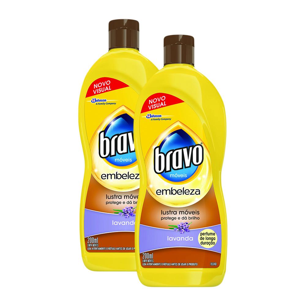 Kit 2 Lustra-Móveis Bravo Lavanda Embeleza 200ml em Oferta na Shopee