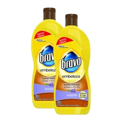 Kit 2 Lustra-Móveis Bravo Lavanda Embeleza 200ml
