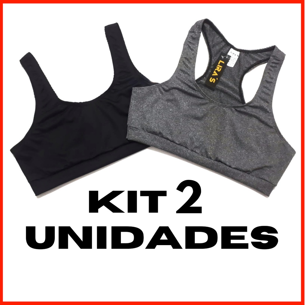 Kit 2Top Fitness Feminino de Malhar Nadador e Regata Academia Ginástica  Caminhada- Revenda oferta