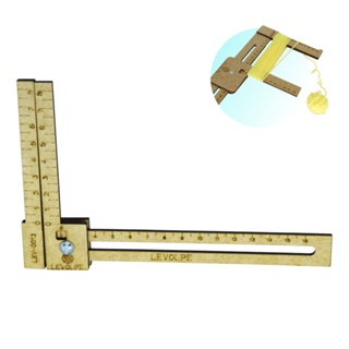 Gabarito Regua Mdf Para Fazer Cabelo De Boneca 2 a 16cm em Oferta na Shopee