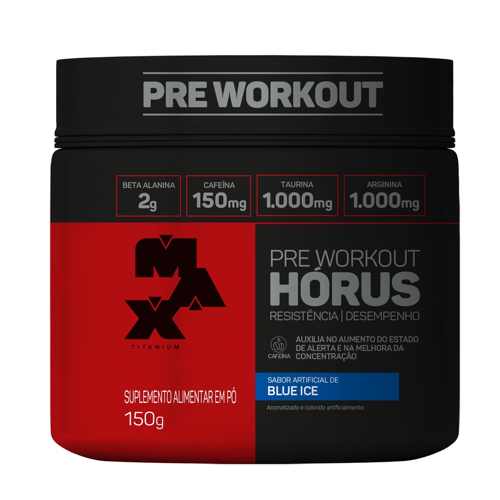 Pré Treino Horus Pre-Workout 150g Max Titanium