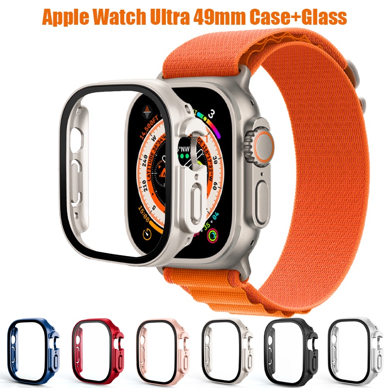 Capa Para Apple watch Ultra 49mm 44MM 45MM 42MM 41MM 40MM 38MM Protetor De Tela TPU Transparente Relógio 8 7 SE 6 5 4 3 2 1case