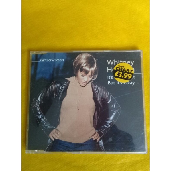 Raro Cd Single Importado Whitney Houston Its Not Right But Its Okay
