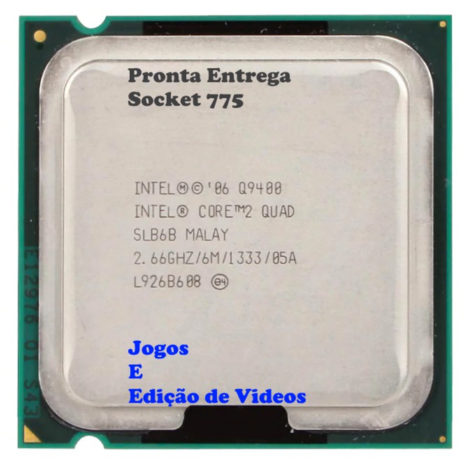 Processador Intel Core 2quad Q9400 (2.66ghz) Socket 775