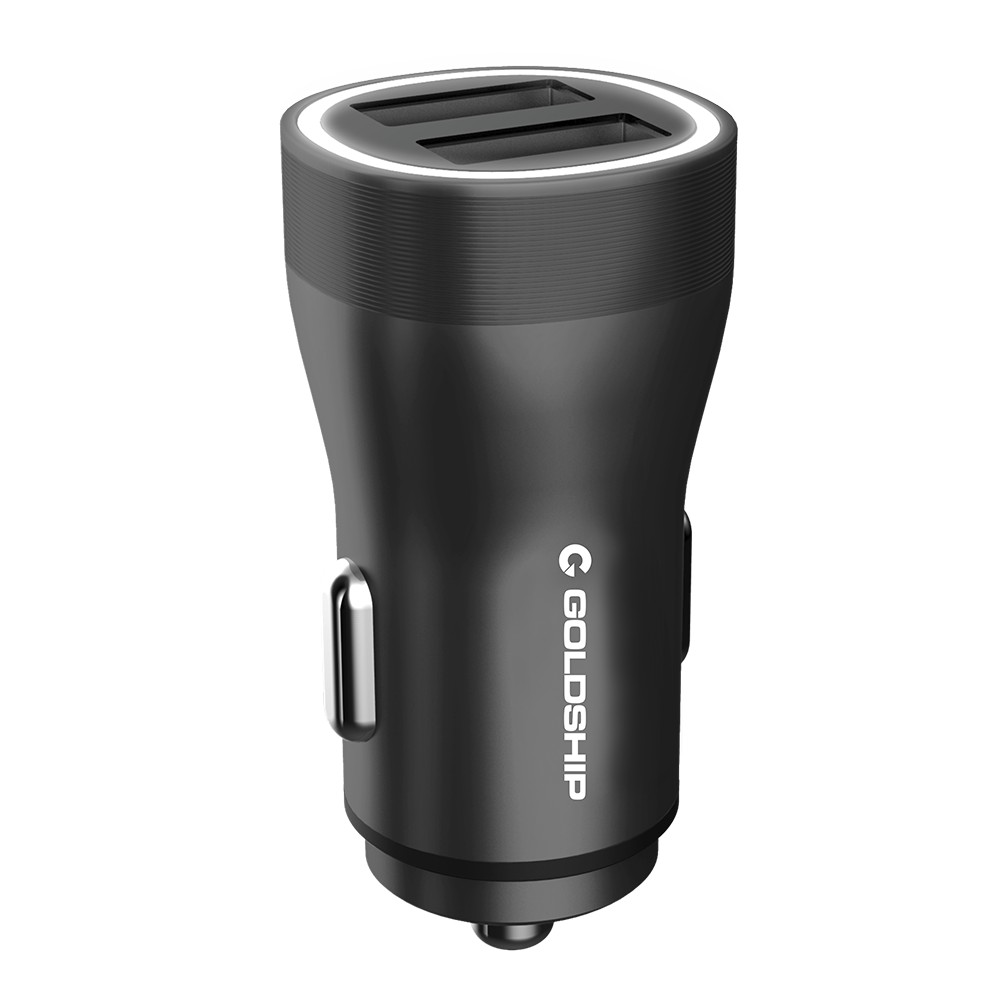 Carregador Rápido 12v 2 Usb Fonte Veicular 3.4a Goldship Car-1141