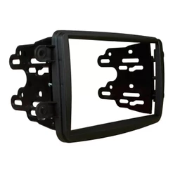 Moldura Dvd Multimídia Painel 2din Sandero 2011 A 2016 Preta