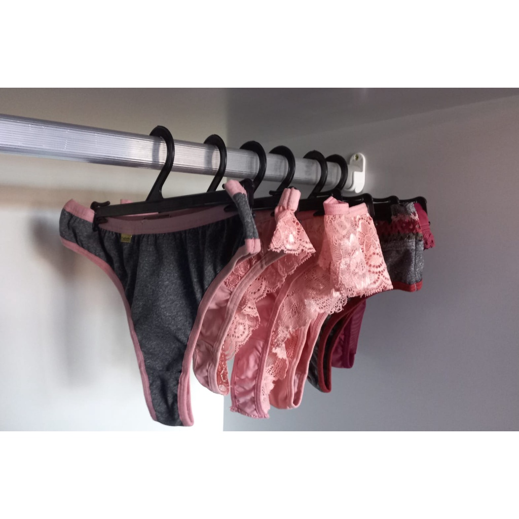 100 cabides para lingerie calcinha baby doll cuecas em Oferta na Shopee