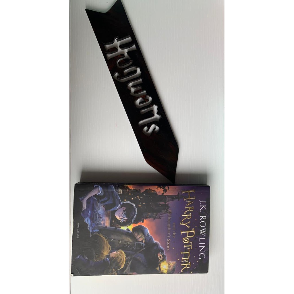 Placa de mdf Hogwarts "livro Harry Potter"