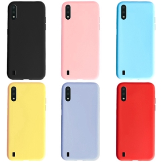 Capa Anti-Impacto De Silicone Flexível Simples Para Samsung Galaxy A01 / A01 Sm-A015F A 01 Galaxya01