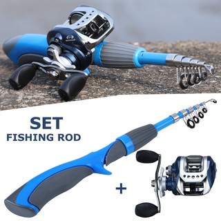 Vara de pesca com carretilha Sougayilang 1.4M 6,3: 1 10 + 1bb 8-10KG