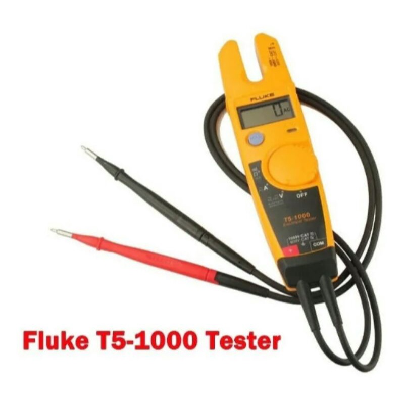 Alicate Amperímetro Medidor De Tensão Cat Ill Cat Iv 600v T5-1000 Fluke