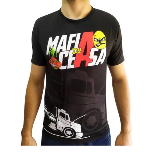Camisa Camiseta Caminhão Caminhoneiro Carreteiros  Mafia do Ceasa