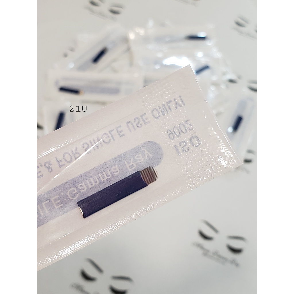 Lâmina para Tebori 21U Flex 0.18mm (10 Unidades )