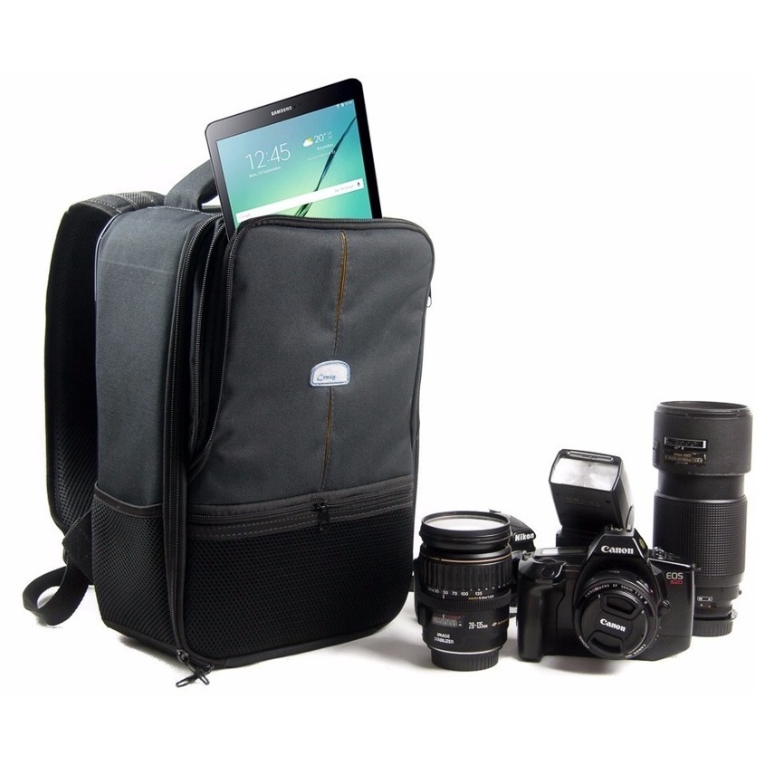 Mochila Profissional Crazy Fuzy Para Câmera tablet e acessórios