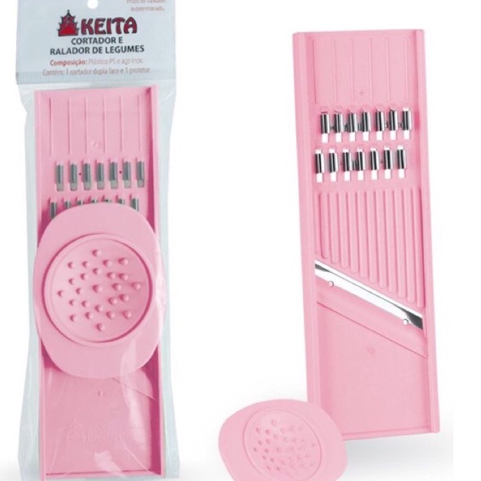 Descascador 24x7.8cm Cortador Ralador Para Legumes Saladas Dupla Face Keita