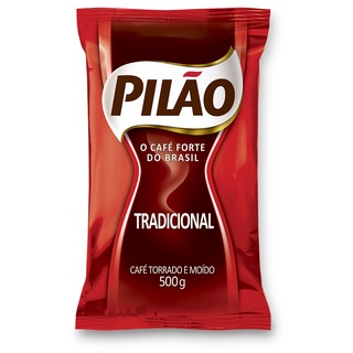 Café Pilão Torrado e Moído Tradicional Almofada 500g