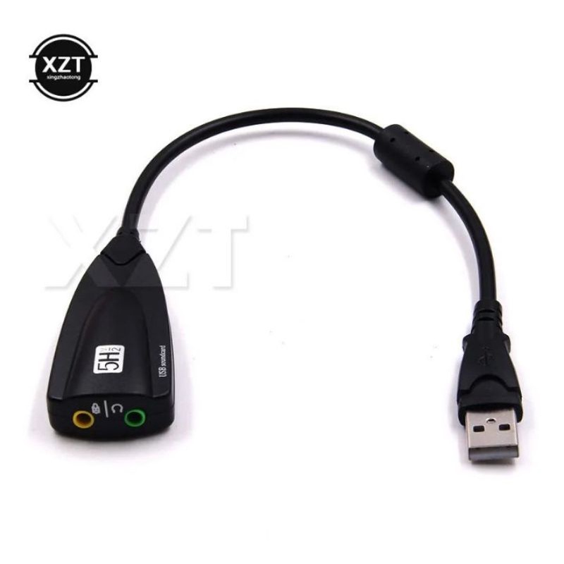 Placa De Som Audio Usb Externa 7.1 Adaptador Pc Notebook