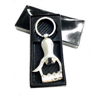 KIT 2 PEÇAS Chaveiro Abridor De Garrafa De Metal
