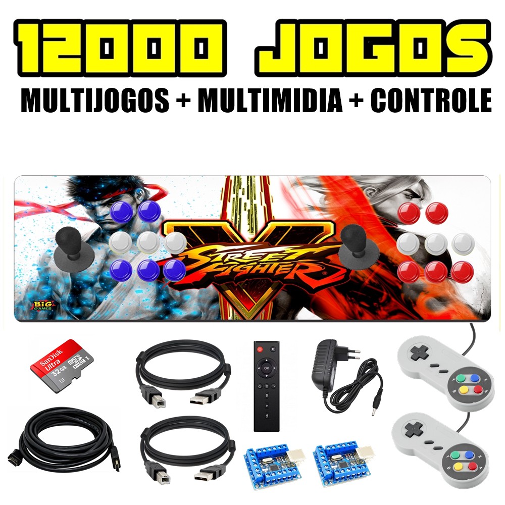 Controle arcade Big Games HDMI