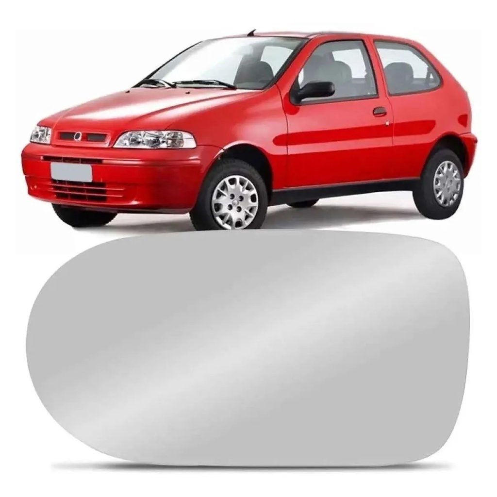 Lente Retrovisor Palio G2 01 02 03 04 Siena Strada Lado Esquerdo em Oferta na Shopee