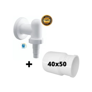 Adaptador Máquina De Lavar Saída De Agua Tigre + Redução 50x40