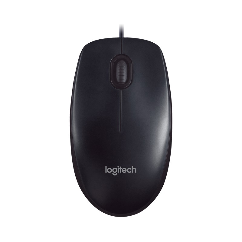 Mouse Logitech USB M90 Cinza e Preto 1000DPI 3 Botões