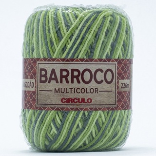 Barbante Barroco Fio 6 Multicolor 226 Metros da Círculo Linha Matizada para Crochê, Tricô e Amigurumi em Oferta na Shopee