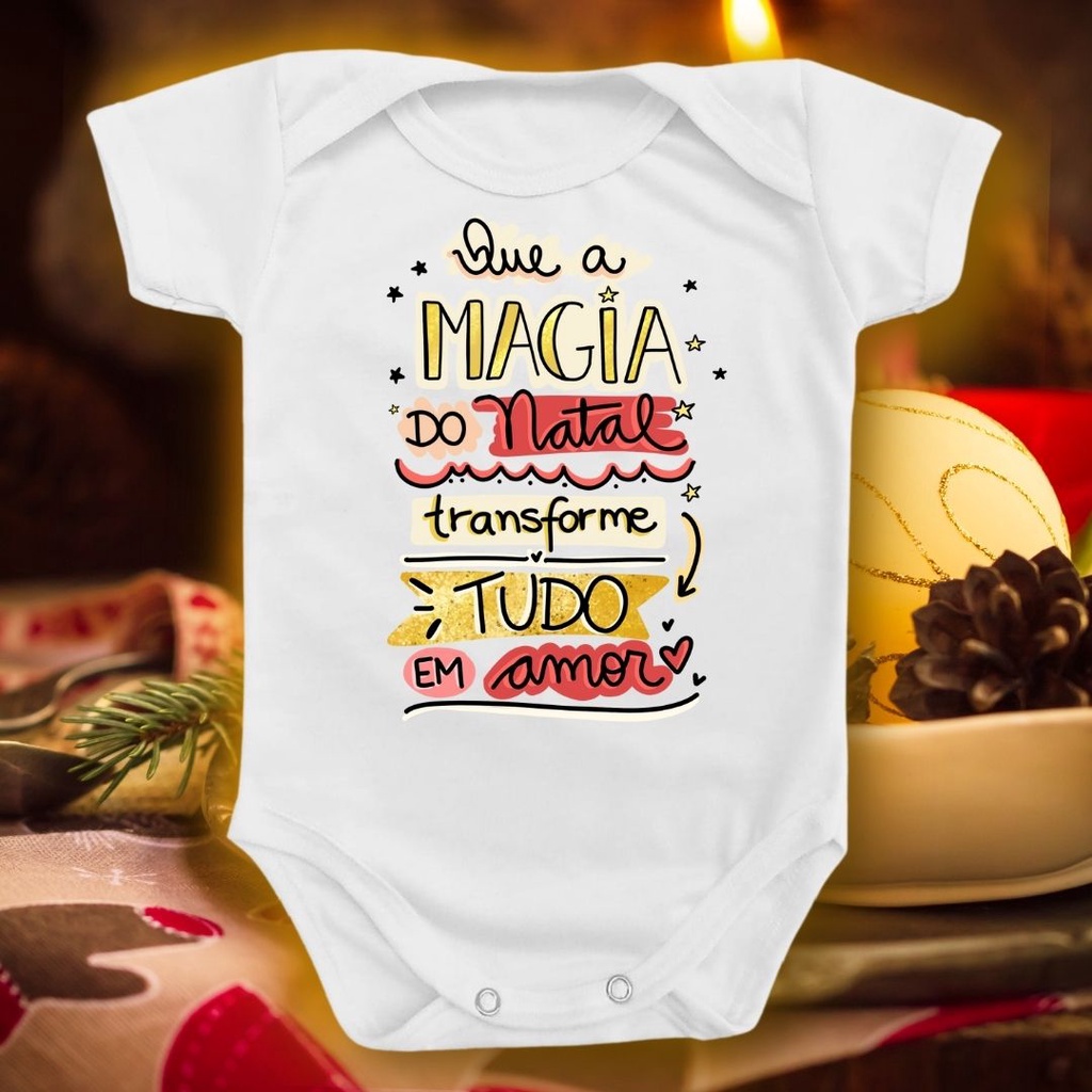 Body Para Bebê de Natal Presente Gestante Recem Nascido Noel | Shopee Brasil